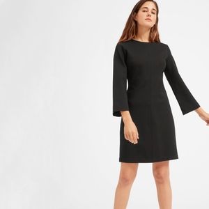 Everlane Womens The Long-Sleeve Shift Dress